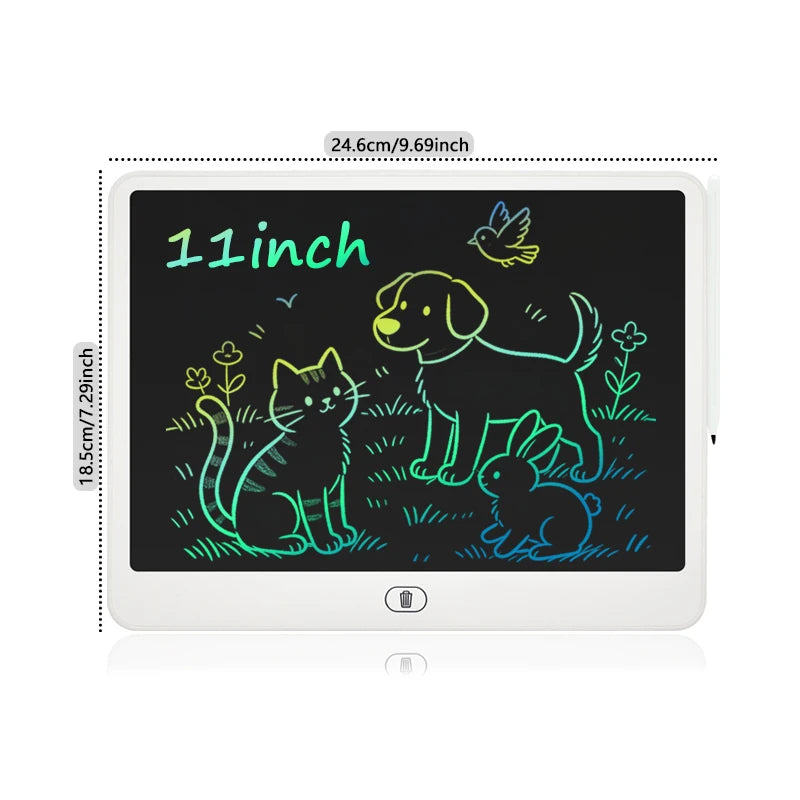 16/13/11/8-inch kids LCD Drawing Board Portable Digital Sketchpad for Art Creativity And Learning Doodle Board Educational Toys Atypical Journey Store