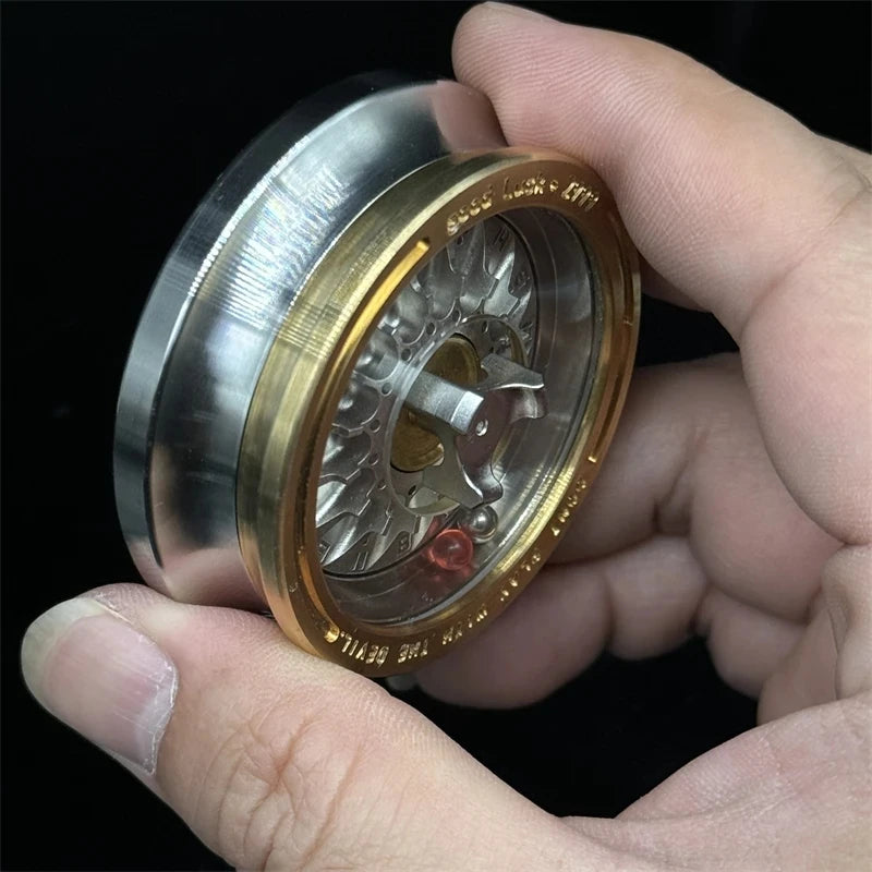 EDC Lucky Turntable Fidget Spinner Carnival Decompression Stainless Steel Roulette Anxiety Stress Relief Fingertip Gyro Toy Gift Atypical Journey Store