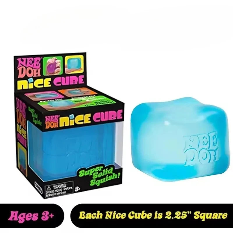 NeeDoh Fuzz Ball Blind Box, Schylling Soft Fuzzy Stress Relief Ball, Squishy Sensory Fidget Toy, Cute Desktop Collectible Gift Atypical Journey Store