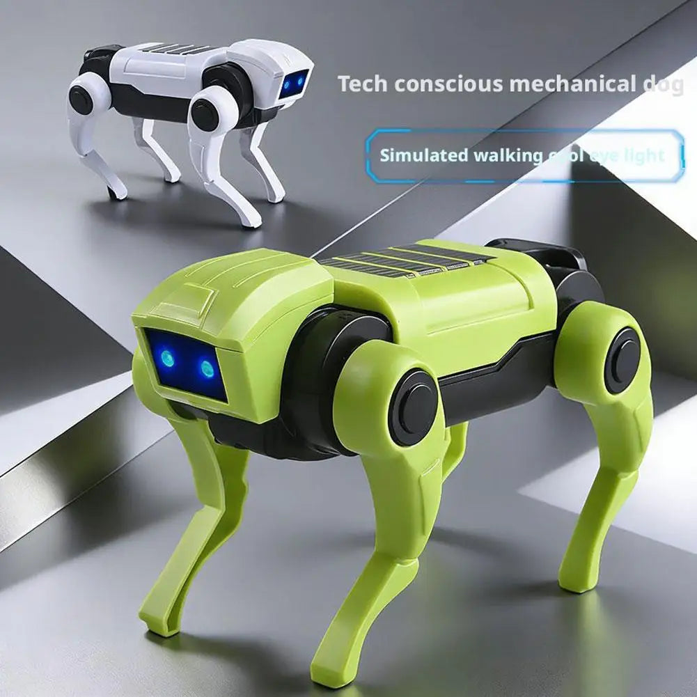 1-10PCS DIY Assembly RC Robot Dog Toy Remote Control Mechanical Robot Kit Science Teaching Model Electric Set Gift For Boys Kids