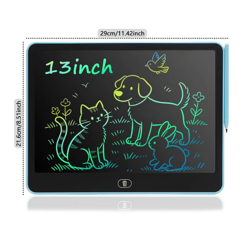 16/13/11/8-inch kids LCD Drawing Board Portable Digital Sketchpad for Art Creativity And Learning Doodle Board Educational Toys Atypical Journey Store