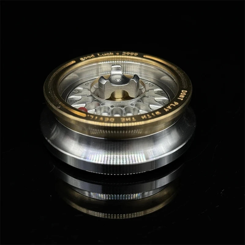 EDC Lucky Turntable Fidget Spinner Carnival Decompression Stainless Steel Roulette Anxiety Stress Relief Fingertip Gyro Toy Gift Atypical Journey Store