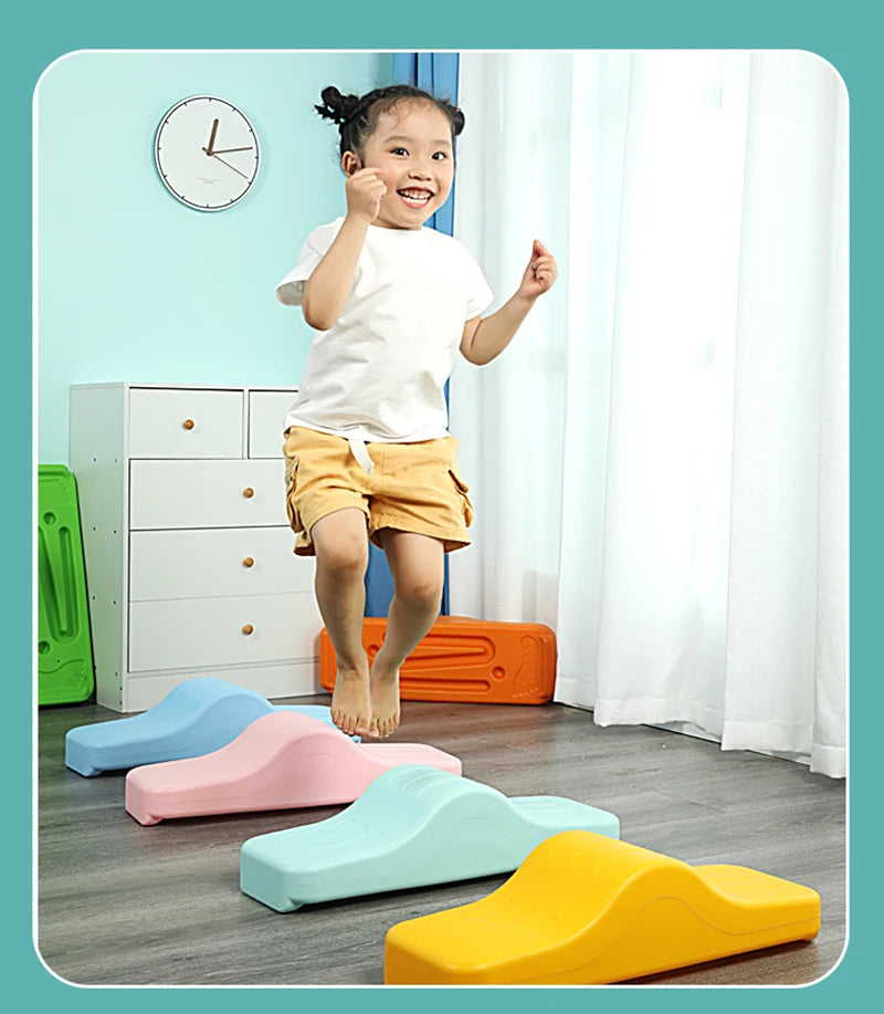 Children Outdoor Toy Balance Stepping stone Foot Tactile Sensory Integration Training Social Game Montessori  Autism Therapy Toy Atypical Journey Store