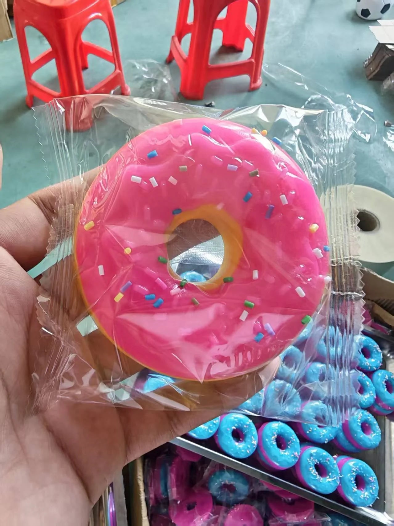 Schylling Needoh Dippin Dazzler Egg Donut Stress Relief Squishy Cube Anti-Anxiety Squeeze Toy For Focus ADHD Population Gifts Atypical Journey Store