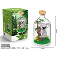 New Product Simulation Animal Series Creative Children's Toys Bottled Building Blocks Flamingo Seahorse Educational Gift Model Atypical Journey Store
