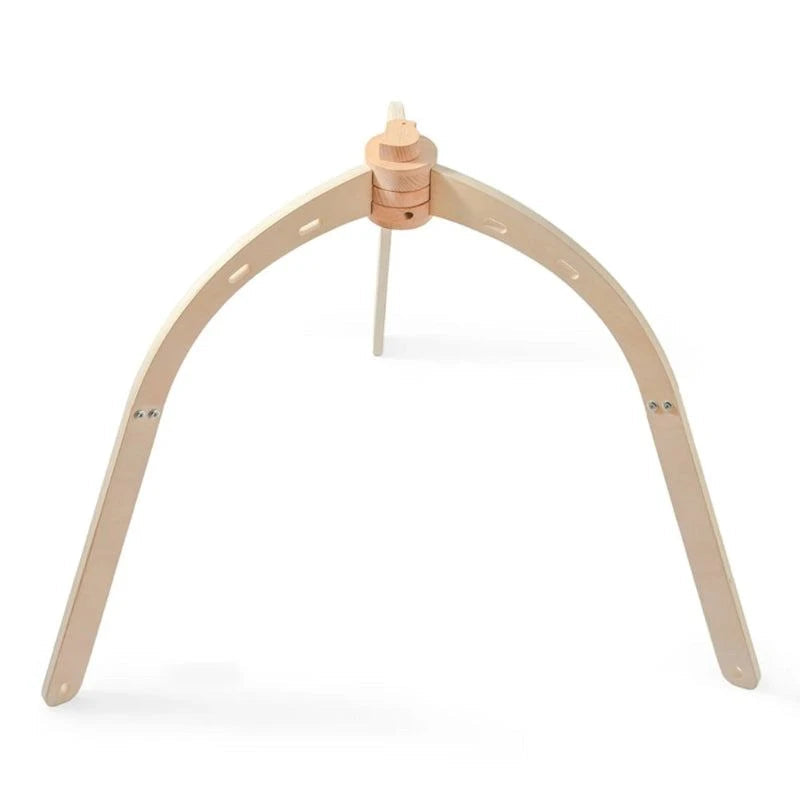 Wooden Baby Play Gym with Music Activity Mat for 0-12 Months - Sensory Development Toys with Mobile Bells for Limb Exercises Atypical Journey Store