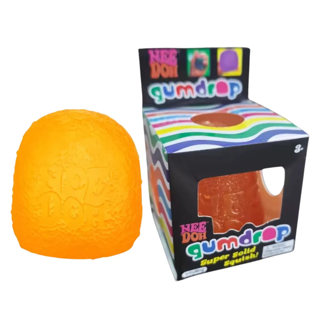 Schylling Mini Candy NeeDoh Gumdrop Soft Sensory Fidget Toy Stress Relief Squeeze Ball Blind Box Atypical Journey Store