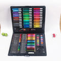150 Brush Set Children's Painting, Stationery Art Oil Painting Stick Tools Watercolor Pen Crayon Pencil Graffiti Gift Box Atypical Journey Store