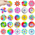 5/10/20pcs Mini Rainbow Fidget Spinner Sensory Stress Relief Toys Atypical Journey Store
