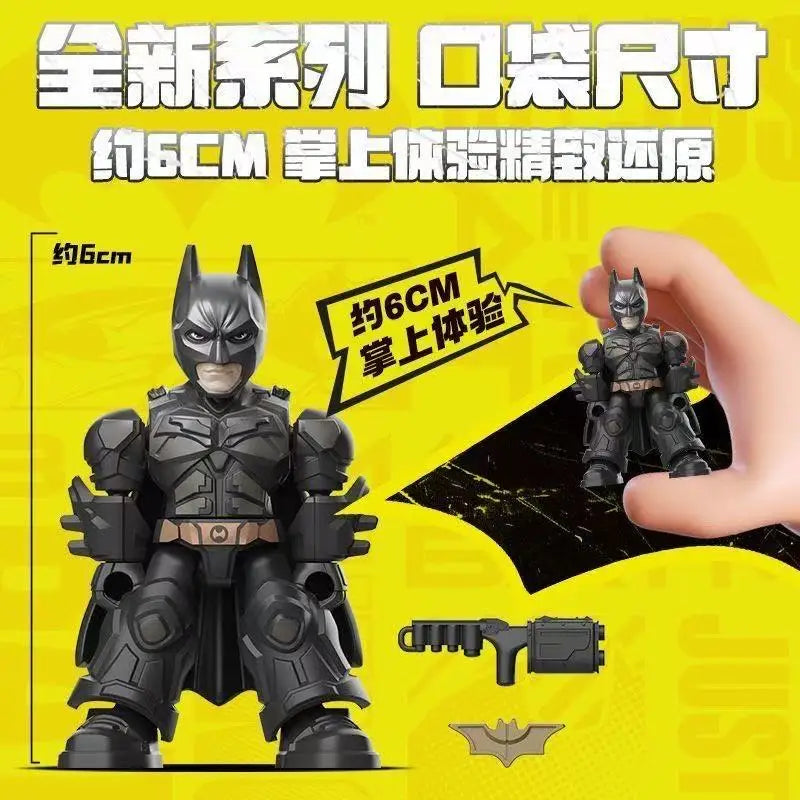 Blokees DC Hero Star Combination Batman Building Blocks Toys  Defender Bat Shadow Breaking Dawn Collectible Cartoon Model Gifts Atypical Journey Store