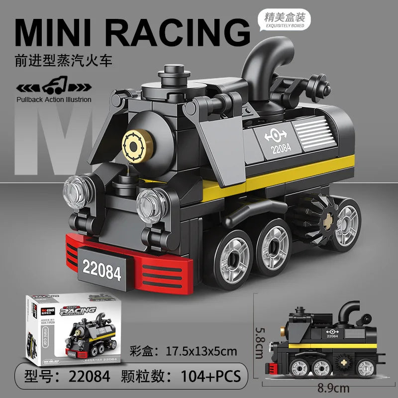 Racing Car Bus Engineering Vehicle Ambulance Pull Back Model Building Blocks Brick Toys Children Boys Compatible With Lego Atypical Journey Store