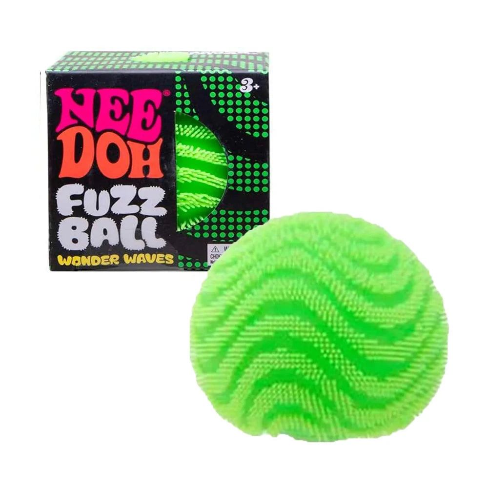NeeDoh Fuzz Ball Blind Box, Schylling Soft Fuzzy Stress Relief Ball, Squishy Sensory Fidget Toy, Cute Desktop Collectible Gift Atypical Journey Store
