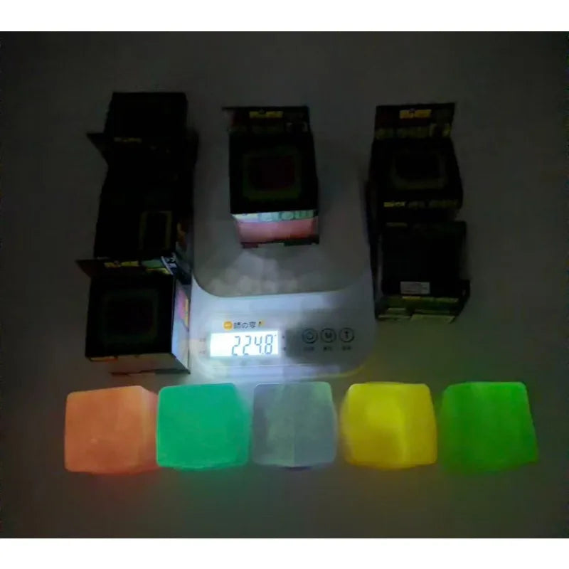 New Schylling Needoh Nice Cube Squishy Stress Toy Glow In The Dark Slow Rebound Sensory Glitter Pressure Relief For Adults gifts Atypical Journey Store