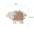 Baby DIY Montessori Busy Board Wooden Accessories Castle Animal Letters Number Movement Educational Toys For Children Gifts Atypical Journey Store