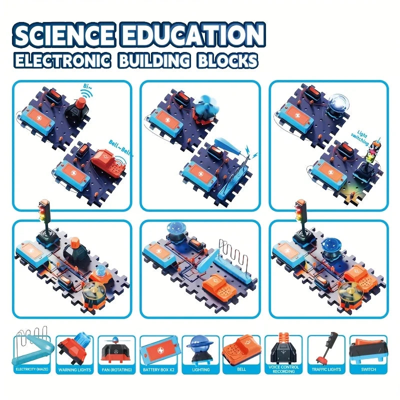 SCIENCE HORSE Three Aerospace Teaching Building Blocks, STEM Children's Educational Toys, Birthday and Holiday Gifts Atypical Journey Store