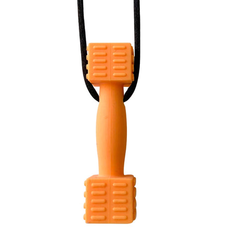 1/6Pcs Sensory Chew Necklaces Dumbbell shape Chewable Silicone Necklaces for Kids with Autism, ADHD Special Oral Motor Need Atypical Journey Store