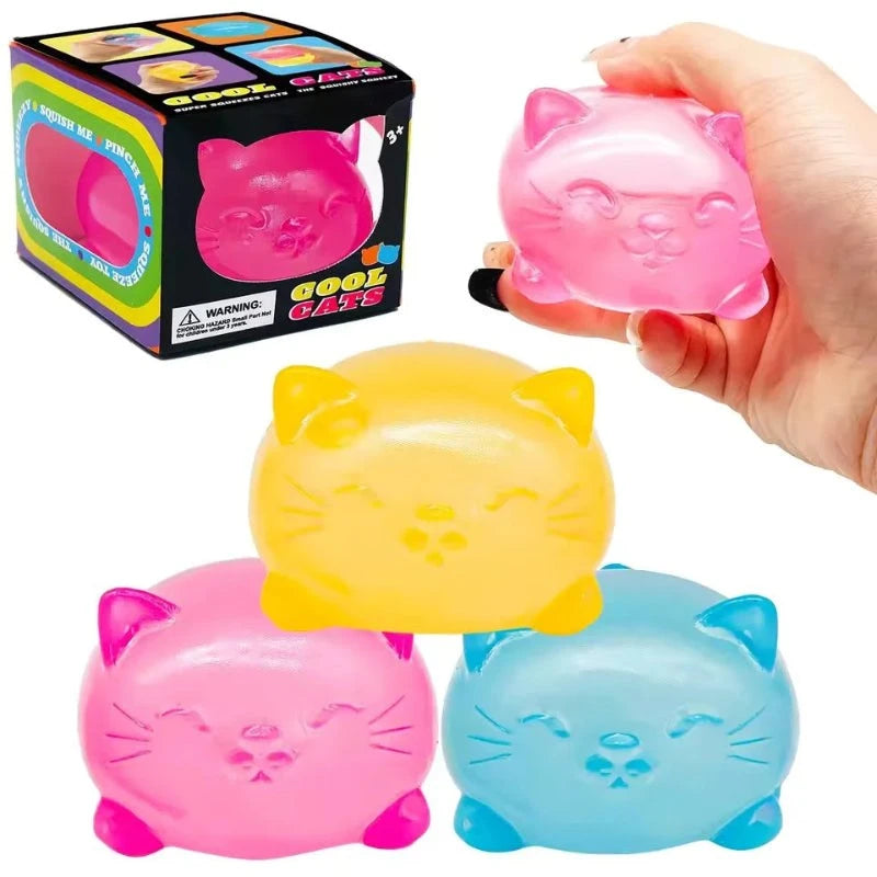 Squishy 1 PC Cat Decompression Toy Non Stick Non Toxic Odorless Atypical Journey Store