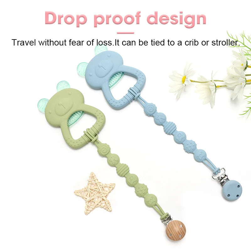 Erduo Silicone Baby Teether Toy - Ice Gel Sensory Chew for Teething Relief, Anxiety, and Autism Support Atypical Journey Store