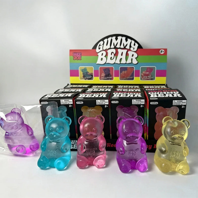 Schylling Nee doh Maltose Cute Bear Maltose Squeeze Toy Dough Colorful Sensory Toy Creative  Item Desk Decoration Stress Relief Atypical Journey Store