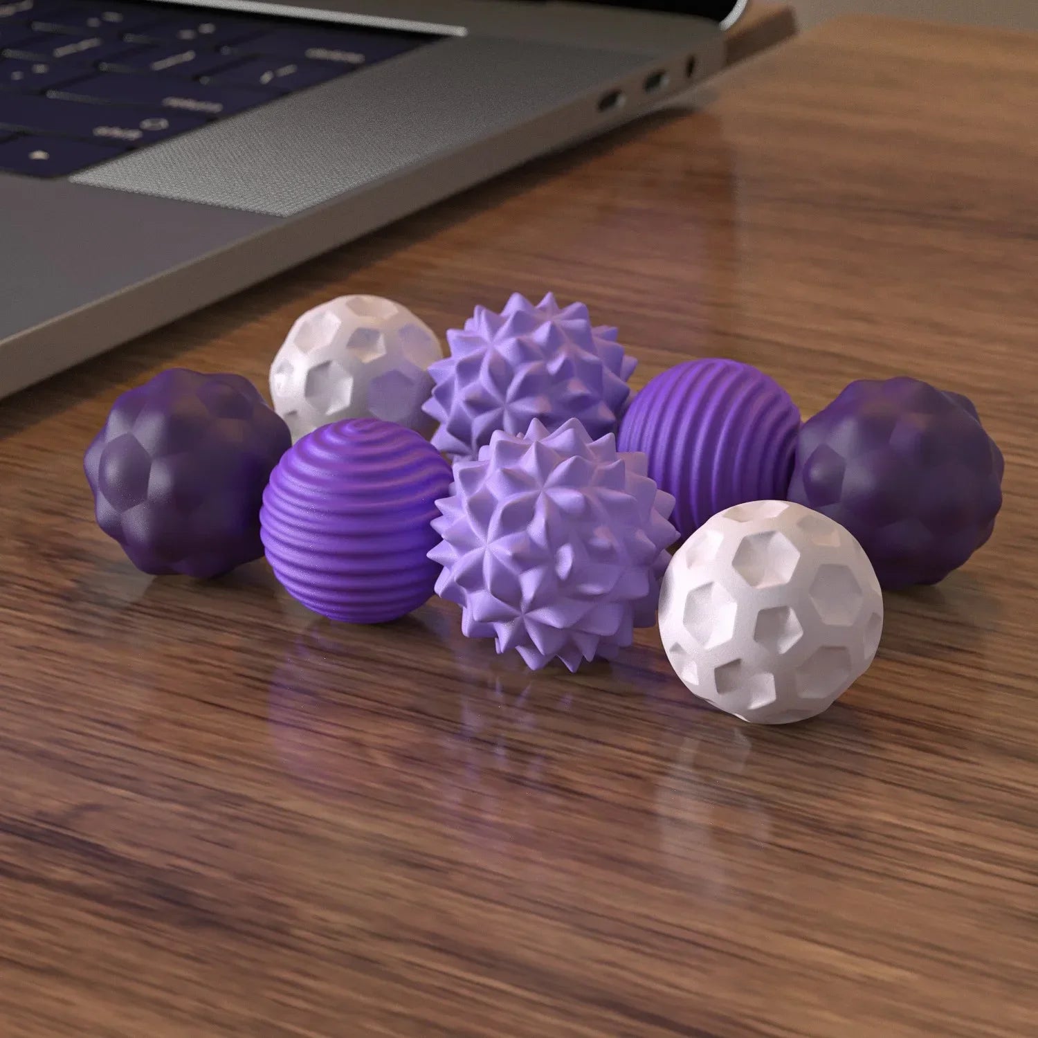 2-8 PCS Magnetic Toy Silicone Magnetic Ball Fidgeting Toy Stress Relief Fingertip Activity Small Decoration Toys Miniature Model Atypical Journey Store
