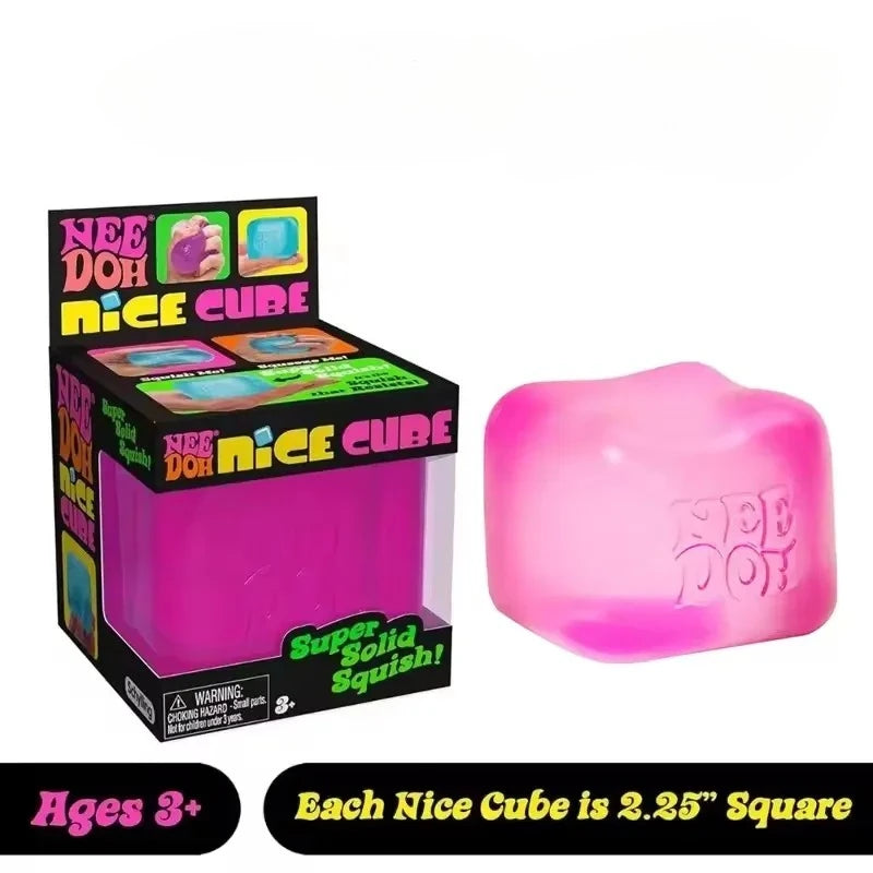 NeeDoh Fuzz Ball Blind Box, Schylling Soft Fuzzy Stress Relief Ball, Squishy Sensory Fidget Toy, Cute Desktop Collectible Gift Atypical Journey Store