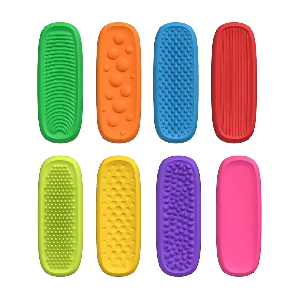 Silicone Sensory Strip Fidget Toys Kids Autism Decompression Calming Fidgeting Toy Adults Stress Desk Anxiety Relief Sensory Toy Atypical Journey Store