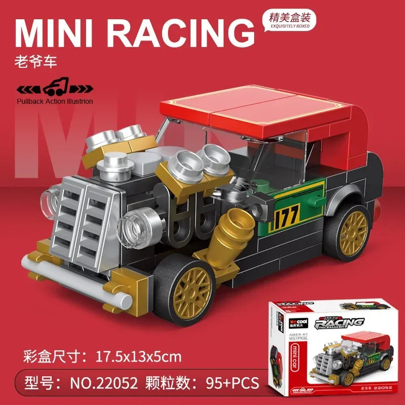 Racing Car Bus Engineering Vehicle Ambulance Pull Back Model Building Blocks Brick Toys Children Boys Compatible With Lego Atypical Journey Store