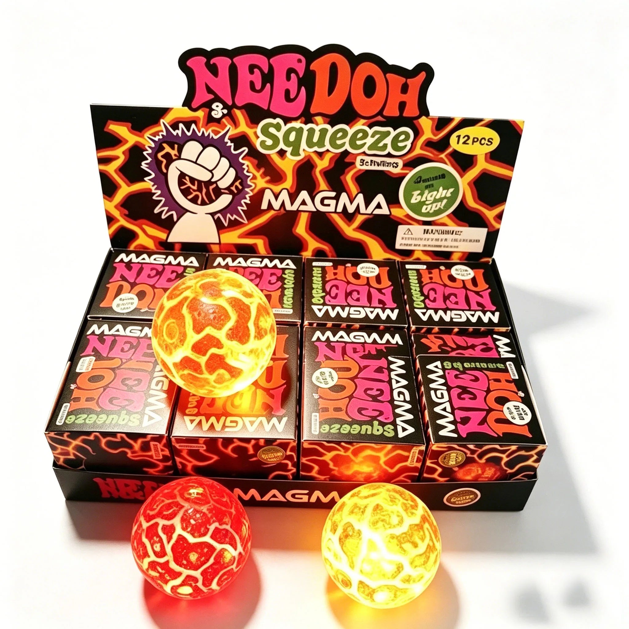 Needoh flash meteorite ball pinch music decompression maltose decompression artifact slow rebound decompression vent toy Atypical Journey Store