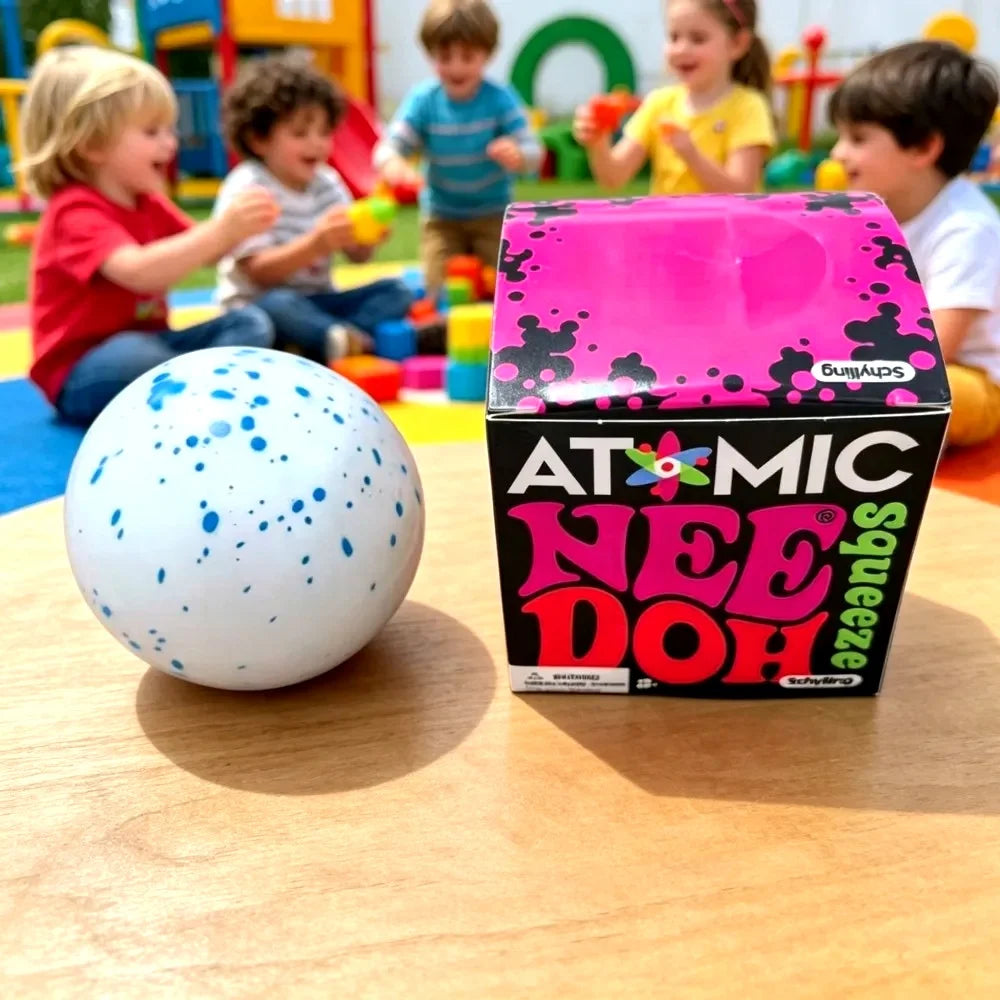 New Fun NeeDoh Snow Ball Crunch Snow Ball Pinching Music Squeezing Release Emotional Toy Sensory Toy Children's Gift