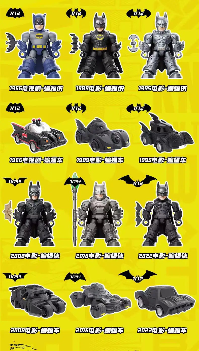 Blokees DC Hero Star Combination Batman Building Blocks Toys  Defender Bat Shadow Breaking Dawn Collectible Cartoon Model Gifts Atypical Journey Store