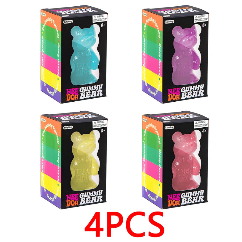 Schylling Nee doh Maltose Cute Bear Maltose Squeeze Toy Dough Colorful Sensory Toy Creative  Item Desk Decoration Stress Relief Atypical Journey Store