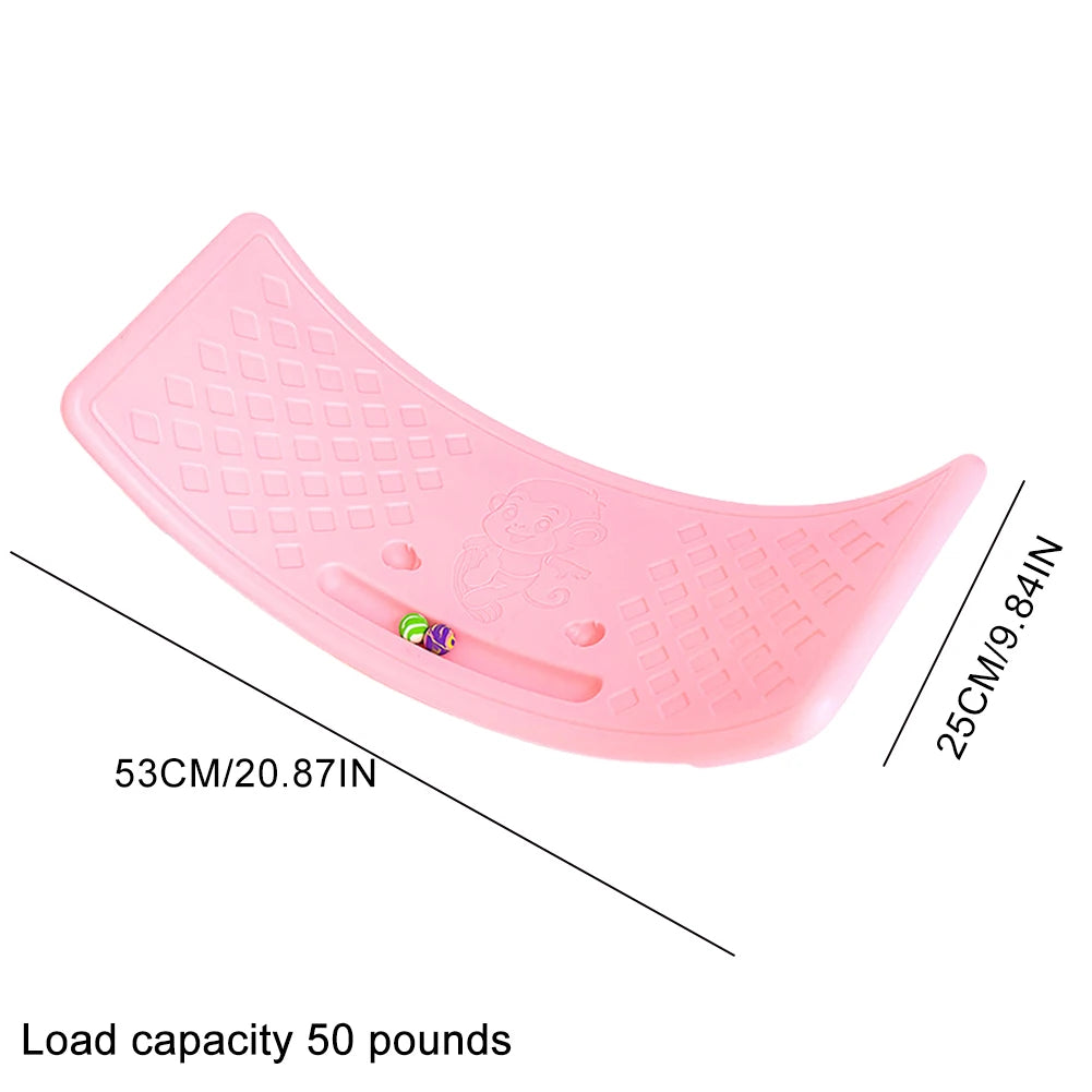 Twisting Balance Board Multifunctional Balance Rocker Board Non Slip Balance Trainer Board Wobble Board for Kids Children Atypical Journey Store