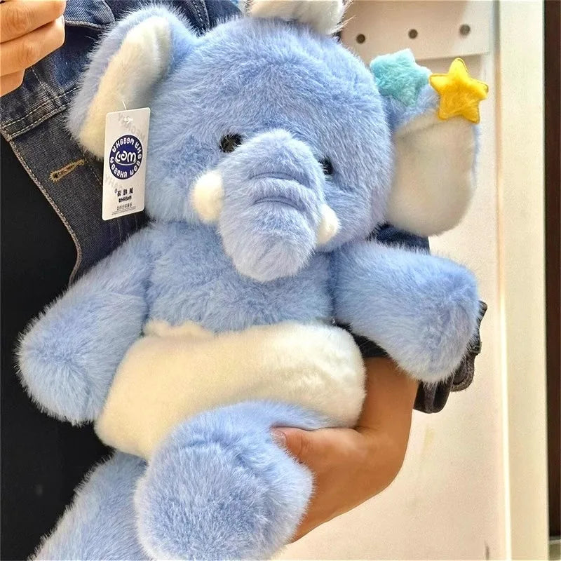 Kawaii Cute Elephant Plush Toy - Soft Comfy Baby Wear Animal Plushie for Kids Atypical Journey Store