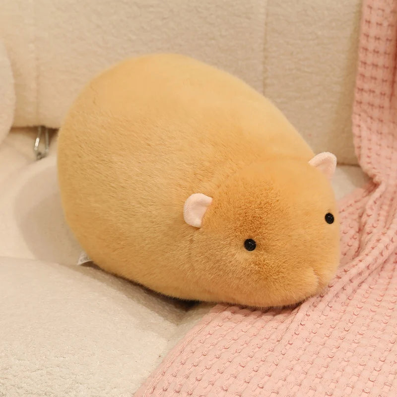 13/35CM Cute Golden hamster Plush Pillow Toys Soft Stuffed Pet Animal Doll Small Mouse Pendant Keychain Funny Gifts for Kids Atypical Journey Store