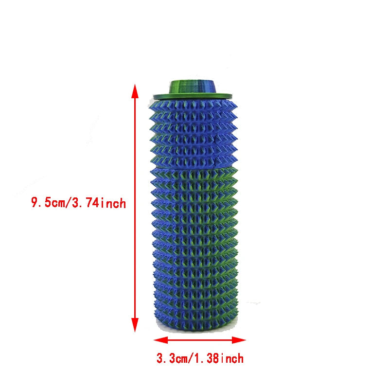 Sensory Roller Fidget Toy Clicker Tactile Spikes for Anxiety Stress Relief Pain Stimming Autism Over Stimulation with Lanyard Atypical Journey Store