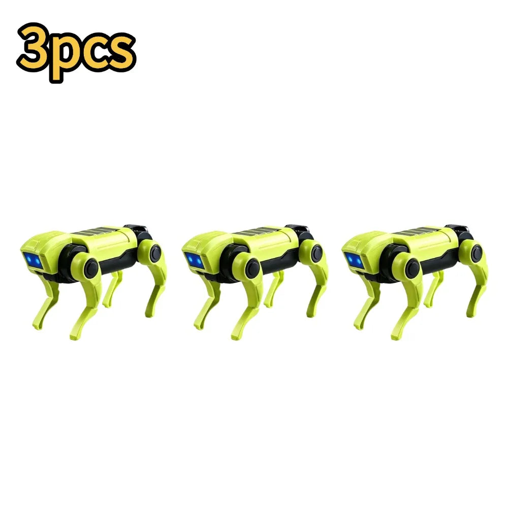 1-10PCS DIY Assembly RC Robot Dog Toy Remote Control Mechanical Robot Kit Science Teaching Model Electric Set Gift For Boys Kids Atypical Journey Store