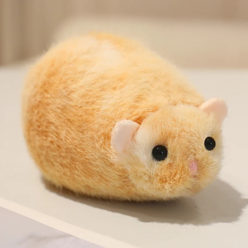 13/35CM Cute Golden hamster Plush Pillow Toys Soft Stuffed Pet Animal Doll Small Mouse Pendant Keychain Funny Gifts for Kids Atypical Journey Store