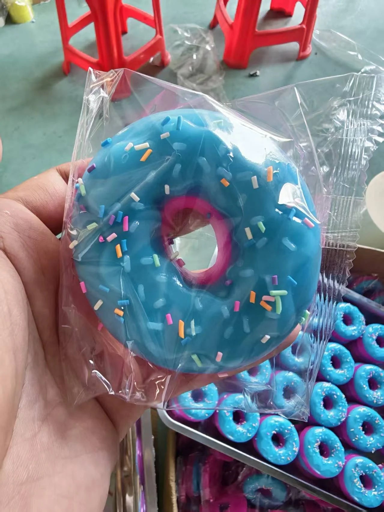 Schylling Needoh Dippin Dazzler Egg Donut Stress Relief Squishy Cube Anti-Anxiety Squeeze Toy For Focus ADHD Population Gifts Atypical Journey Store