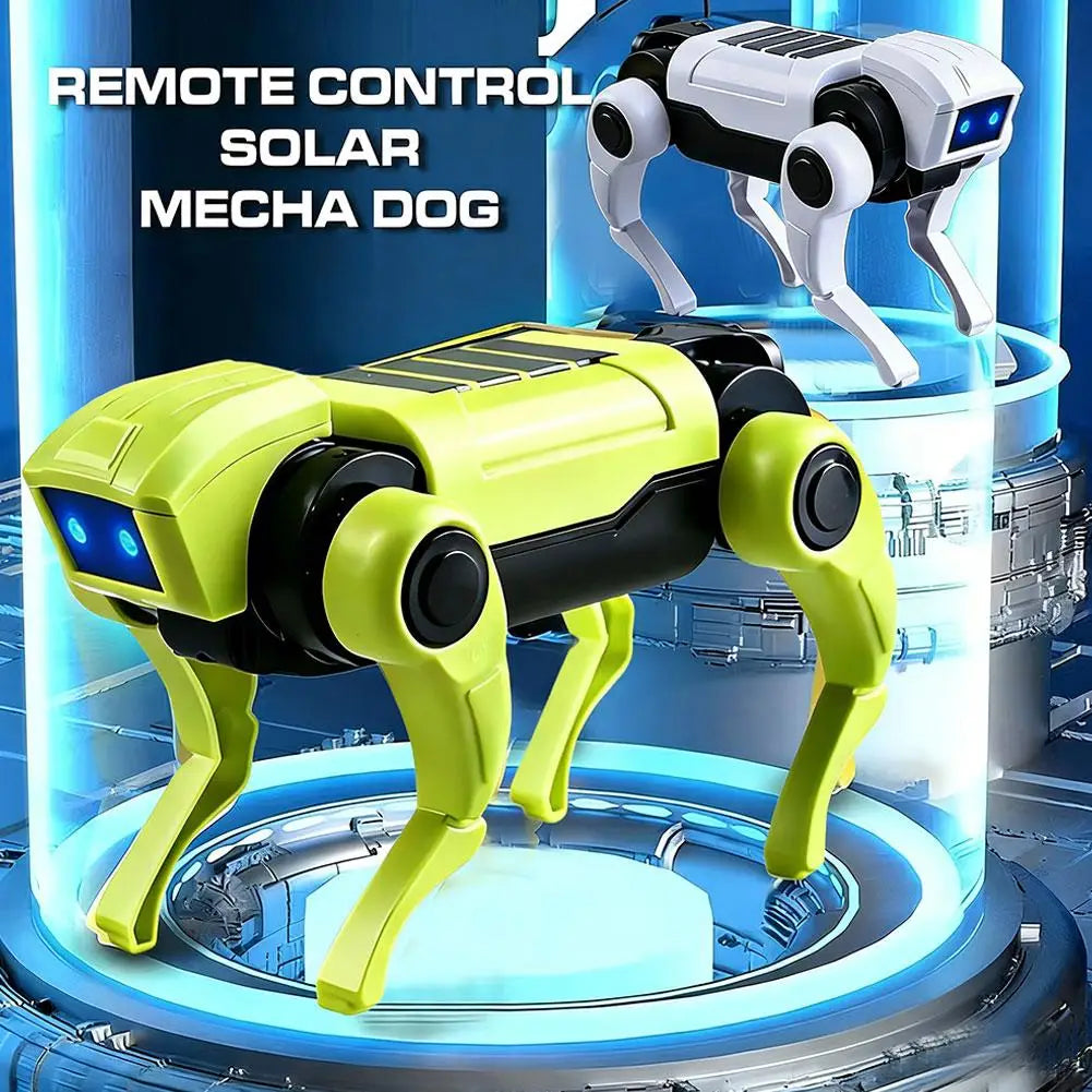 1-10PCS DIY Assembly RC Robot Dog Toy Remote Control Mechanical Robot Kit Science Teaching Model Electric Set Gift For Boys Kids