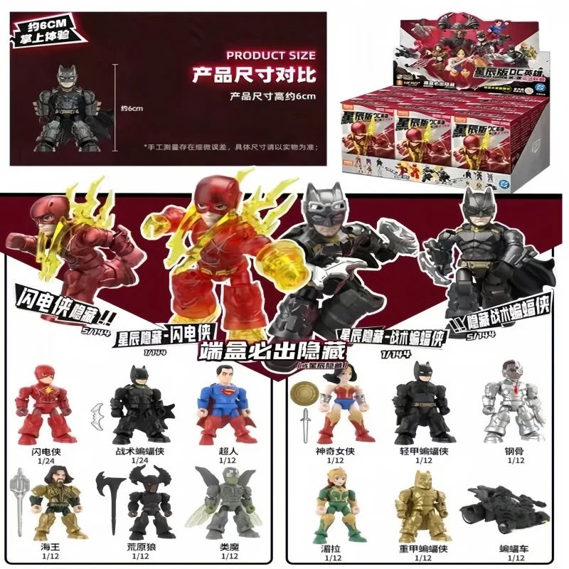 Blokees DC Hero Star Combination Batman Building Blocks Toys  Defender Bat Shadow Breaking Dawn Collectible Cartoon Model Gifts Atypical Journey Store