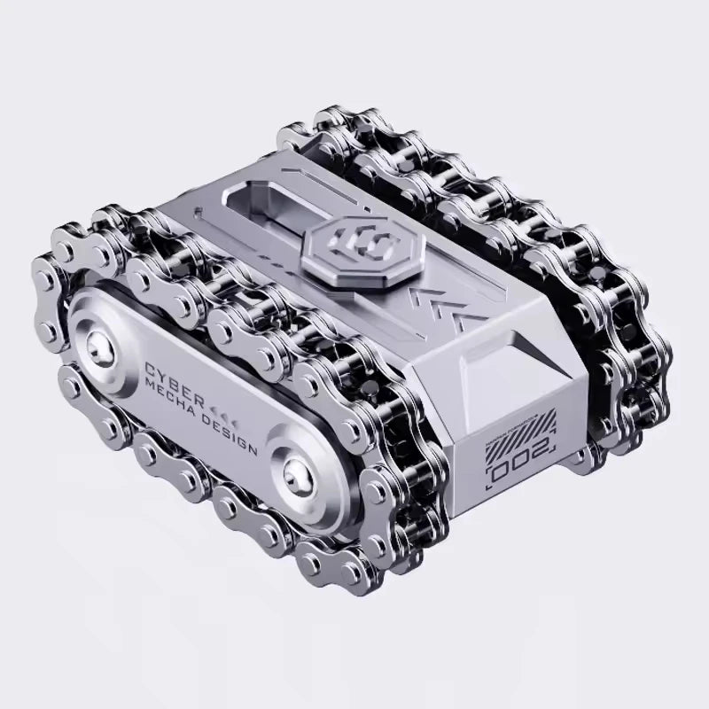 EDC Metal Fidget Spinner Tank 002 Gear Roller Desk Toy Relieving Stress Sensory Toys Anti Stress Fidget Fidgeting Toys Atypical Journey Store