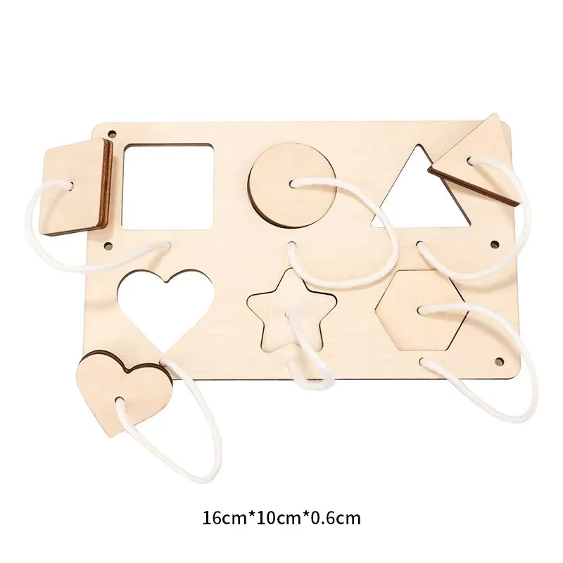 Wooden Busy Board DIY Toy Baby Montessori Sensory Activity Board Accessories For Children Locks Busyboard Parts Educational Toys Atypical Journey Store