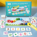 Montessori Mathematics Props Baby Digital Cognitive Pairing Puzzle Puzzle Igenious Ingenious Pearl Children's Fine Action Toys Atypical Journey Store