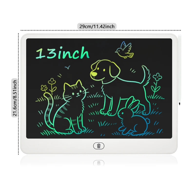 16/13/11/8-inch kids LCD Drawing Board Portable Digital Sketchpad for Art Creativity And Learning Doodle Board Educational Toys Atypical Journey Store