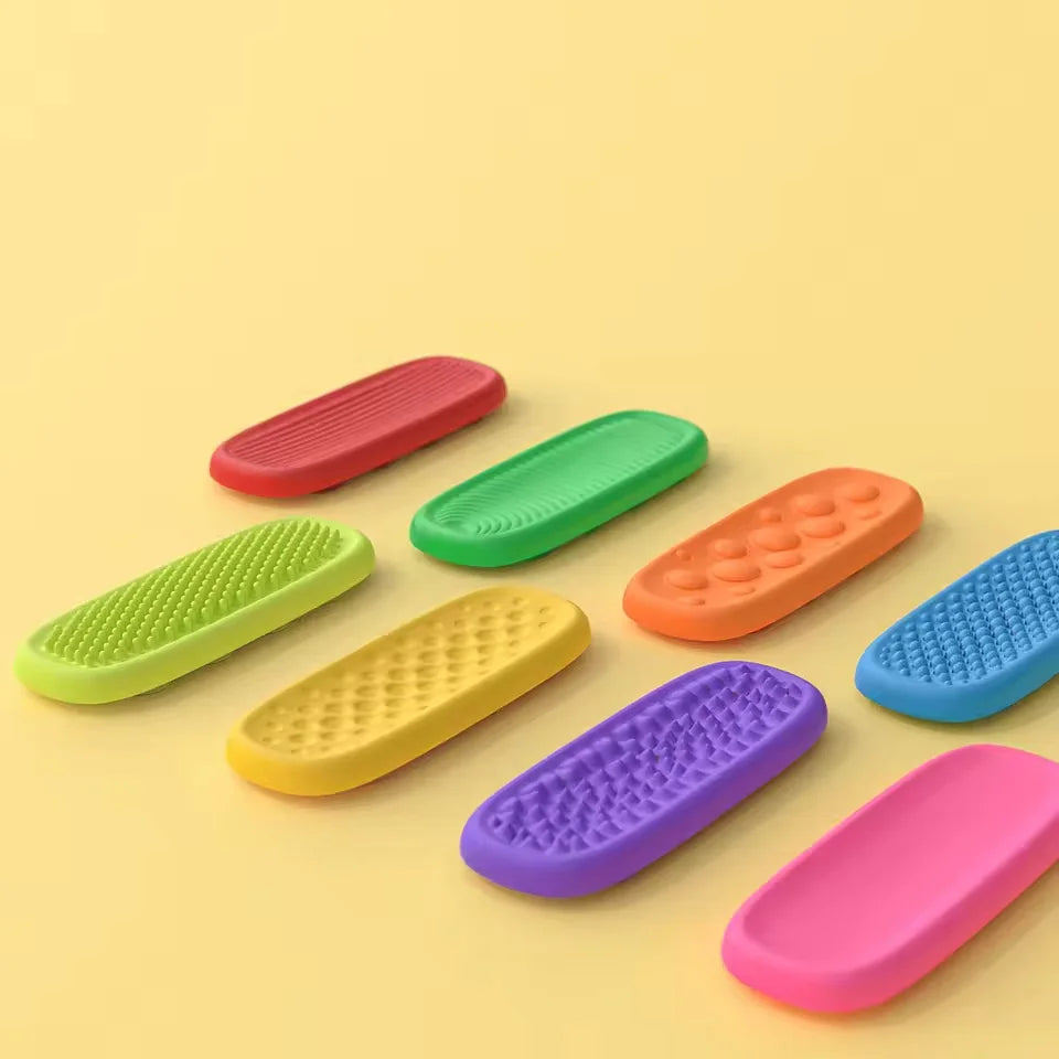 Silicone Sensory Strip Fidget Toys Kids Autism Decompression Calming Fidgeting Toy Adults Stress Desk Anxiety Relief Sensory Toy Atypical Journey Store