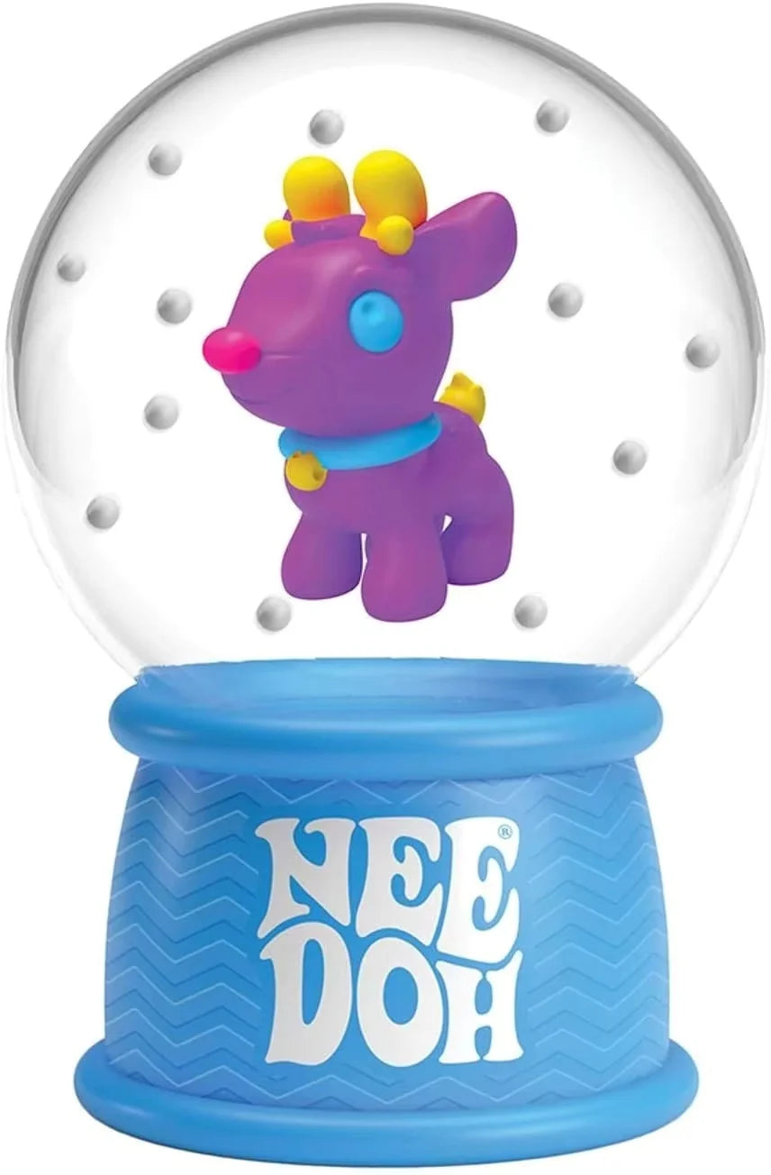 NeeDoh Squish Flow Snow Globe Crunch Crunch Stress Relief Toy Squeeze Toy Nice Cube Sensory Toy for Adults Gifts Atypical Journey Store