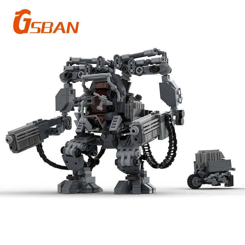 GSBAN Matrixedss Mechanical Mecha Robots  MOC APU Building Blocks Toys for Gifts Bricks MOC-137552 Atypical Journey Store