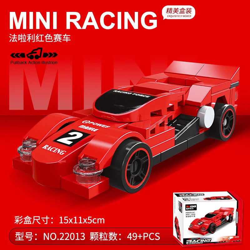 Racing Car Bus Engineering Vehicle Ambulance Pull Back Model Building Blocks Brick Toys Children Boys Compatible With Lego Atypical Journey Store