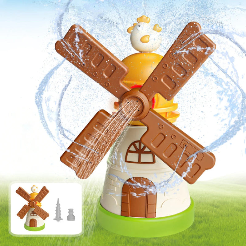Water Sprinkler Toy Flying Saucer Launcher Windmill 360 Rotation Water Spray Toy Outdoor Garden Lawn Game Kid Birthday Gifts Atypical Journey Store