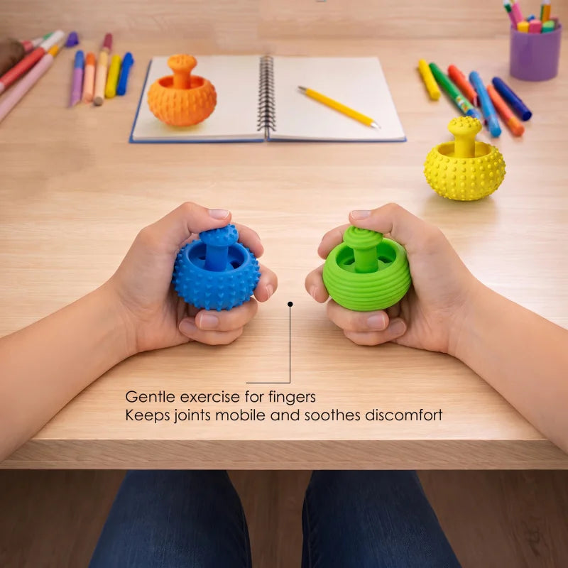 Silicone thumb joystick stress relief toy, suitable for kids and adults, 4-piece set, sensory toy with fun textured gadgets Atypical Journey Store